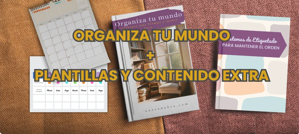 ebook organiza tu mundo + bonos